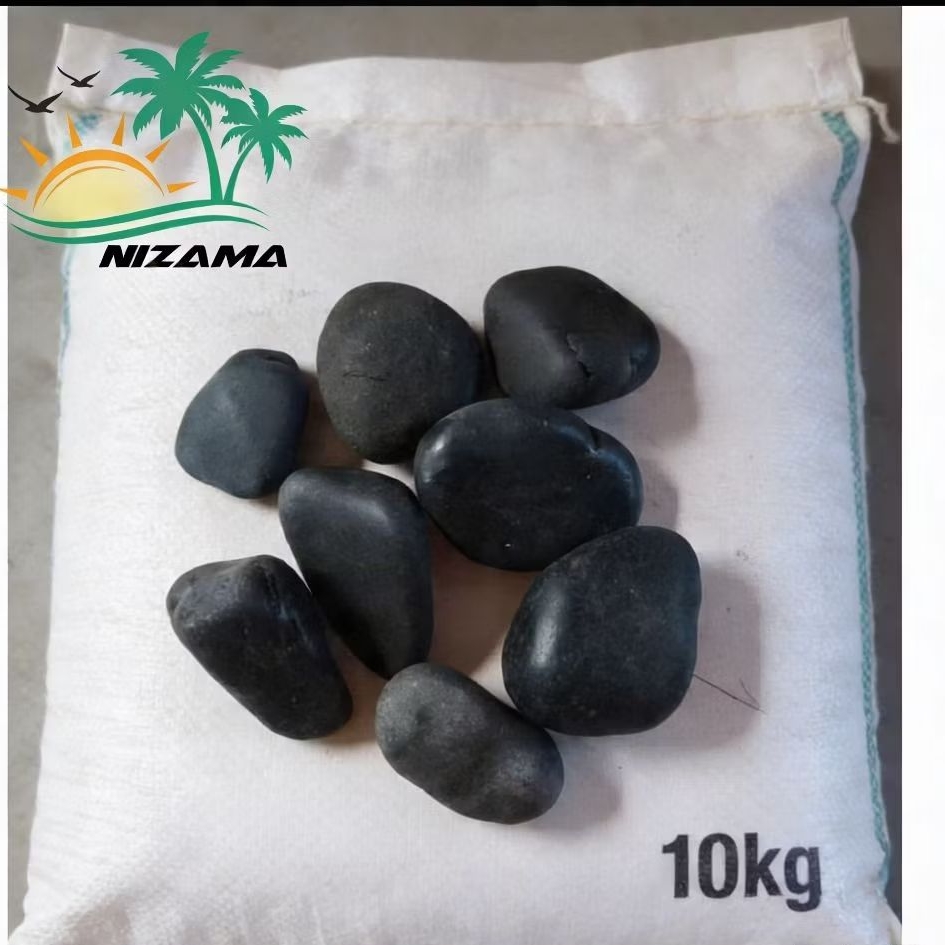 Batu hitam sumbawa 10kg/batu alam hitam pekat/Batu koral hitam/Batu sikat hitam/Batu alor hitam/Batu