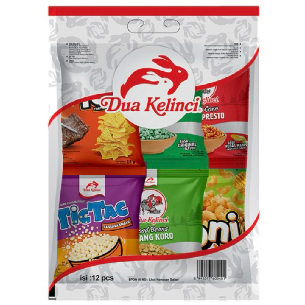 DUA KELINCI ASSORTED SNACK PACK