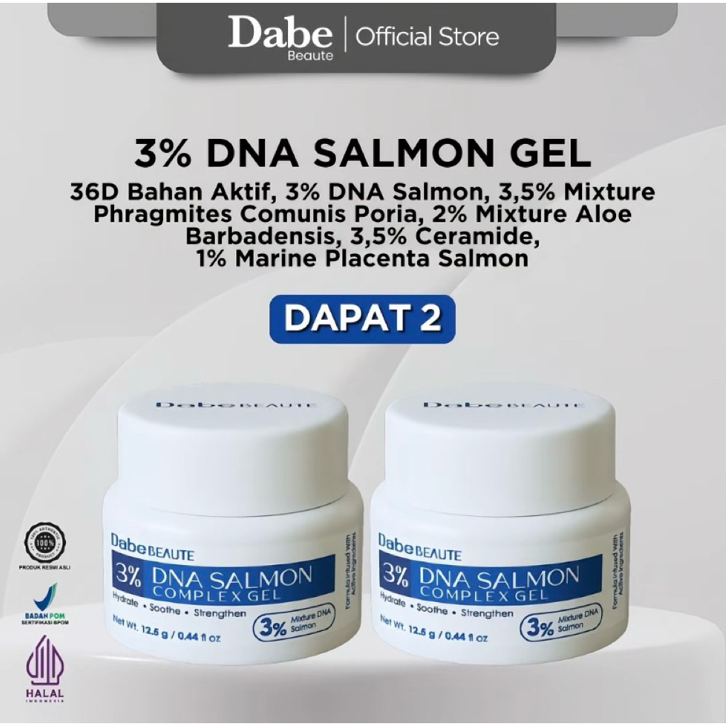 DNA Salmon Jell Dabe Beaute (dapat 2)/ dijamin 100% original