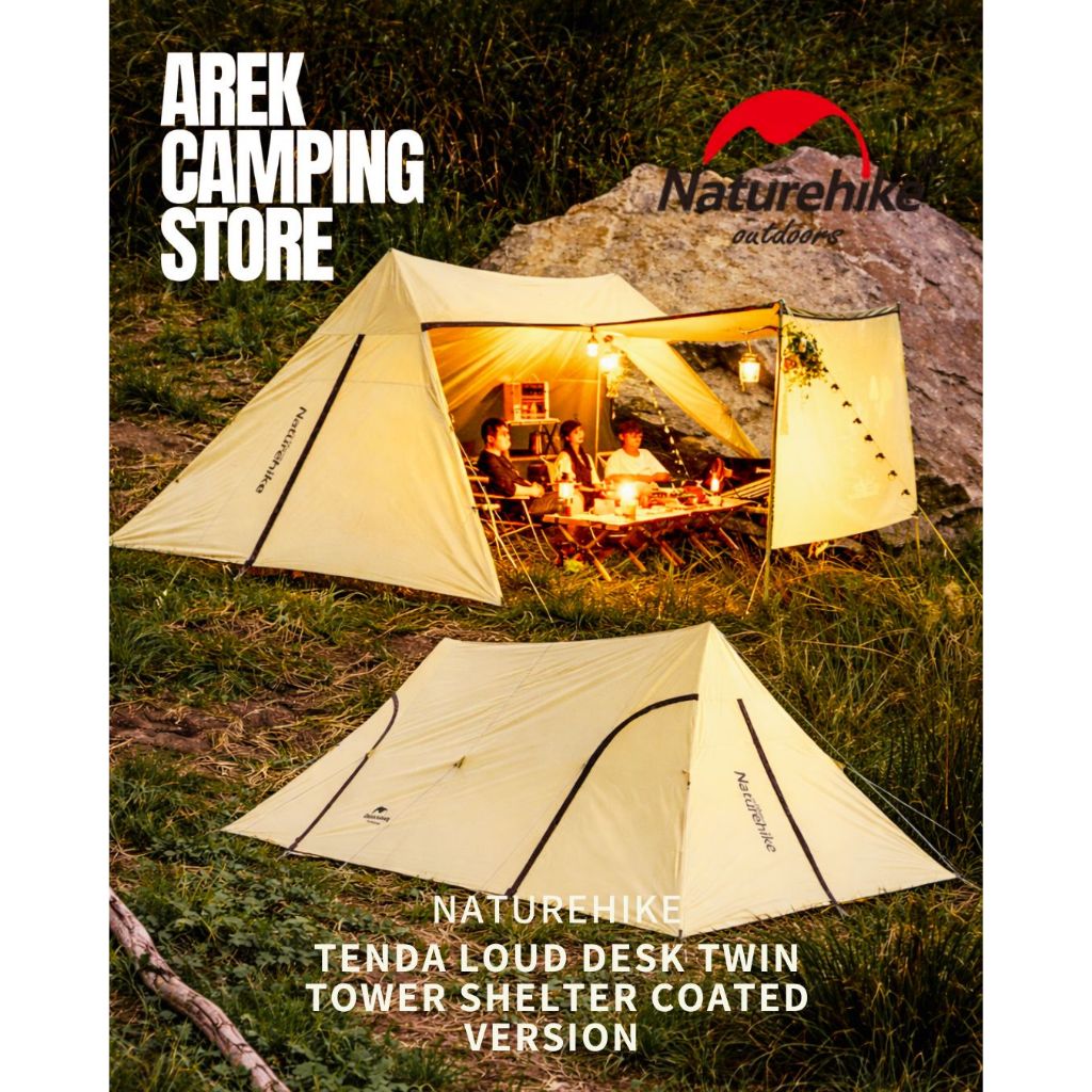 Tenda Kanopi Naturehike NH20TM008 Cloud Twin Canopy With Poles