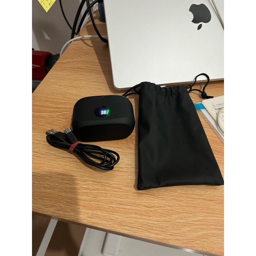 [Preloved] TNW A37 Wireless Microphone 2-In-1 Clip On Mic Magnetic Mikrofon HP Plug & Play