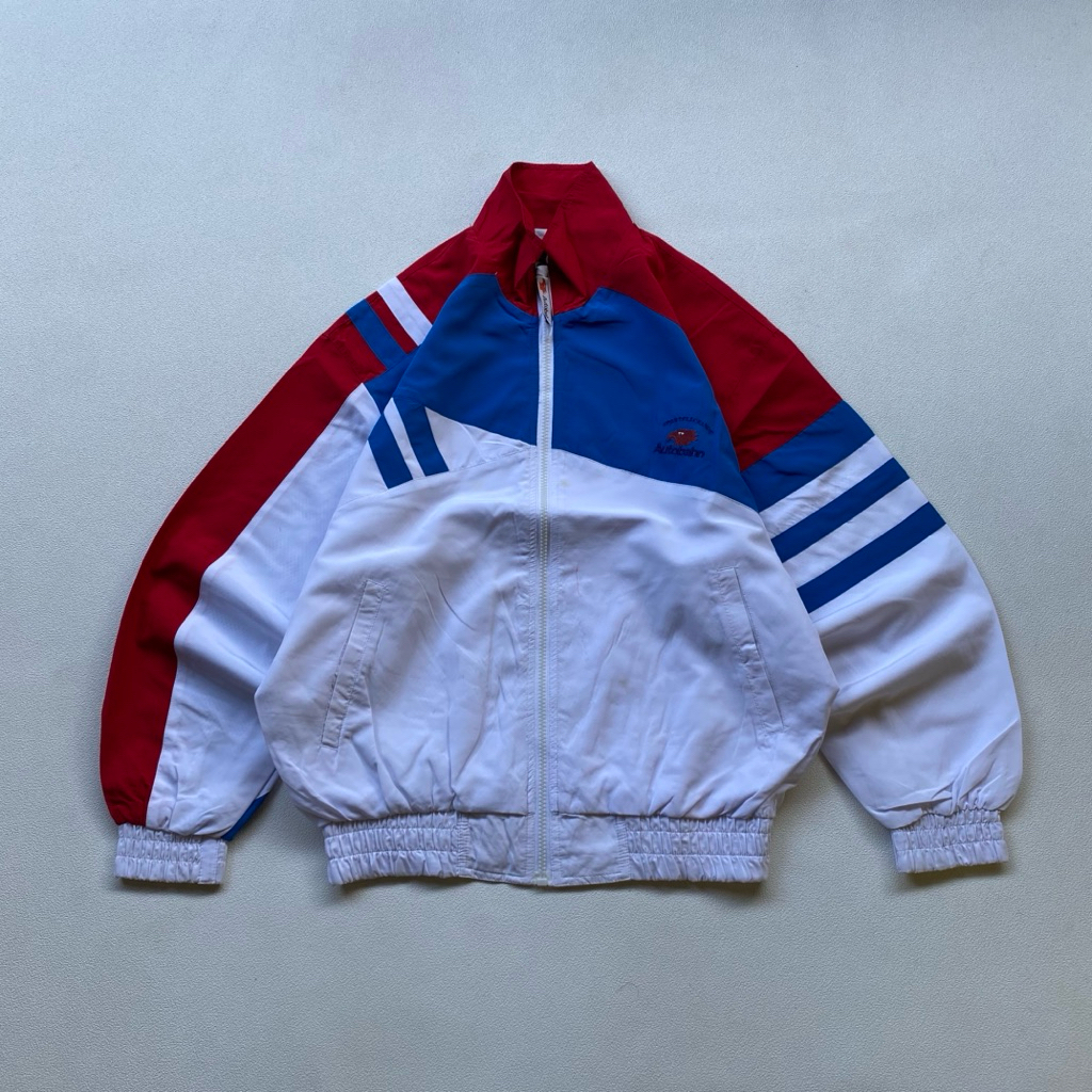 jaket windbreaker colorblok