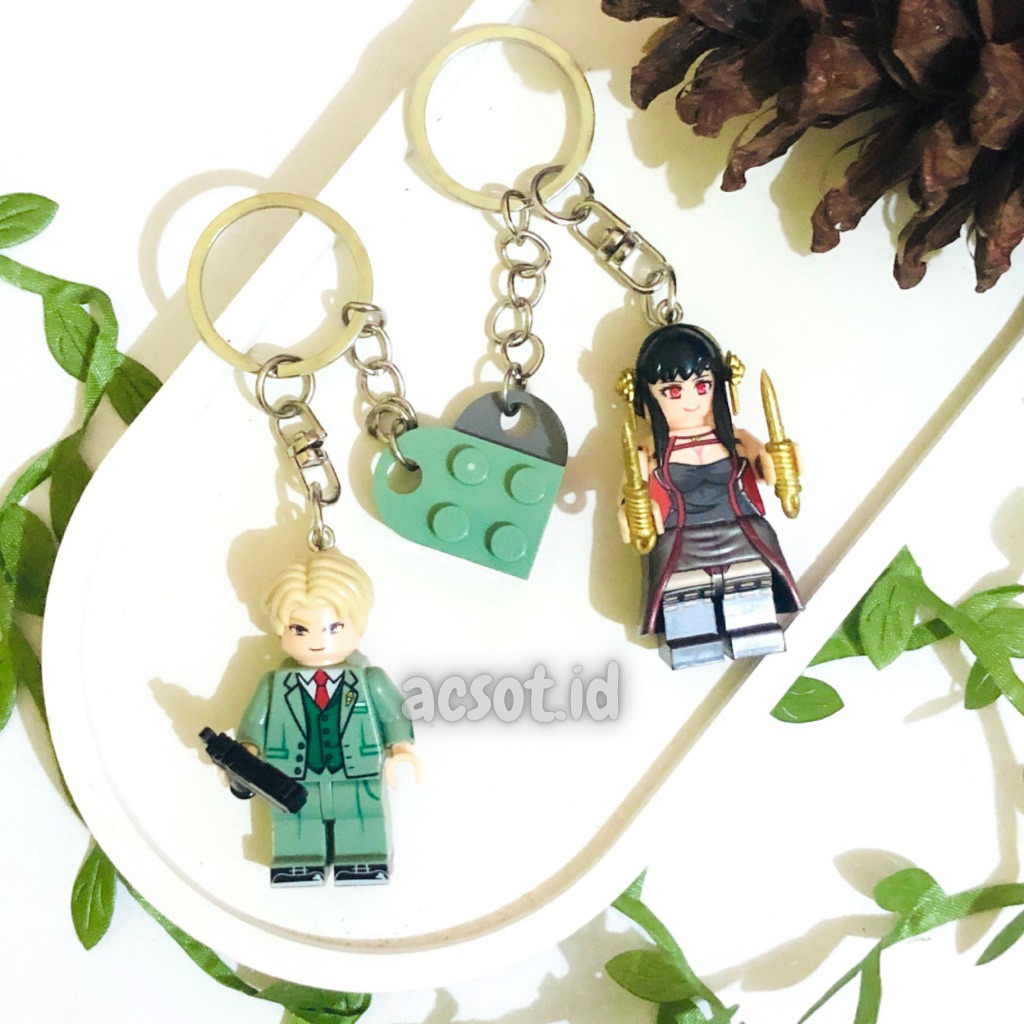 Keychain Figure with Coupling Plate | Gantungan Kunci