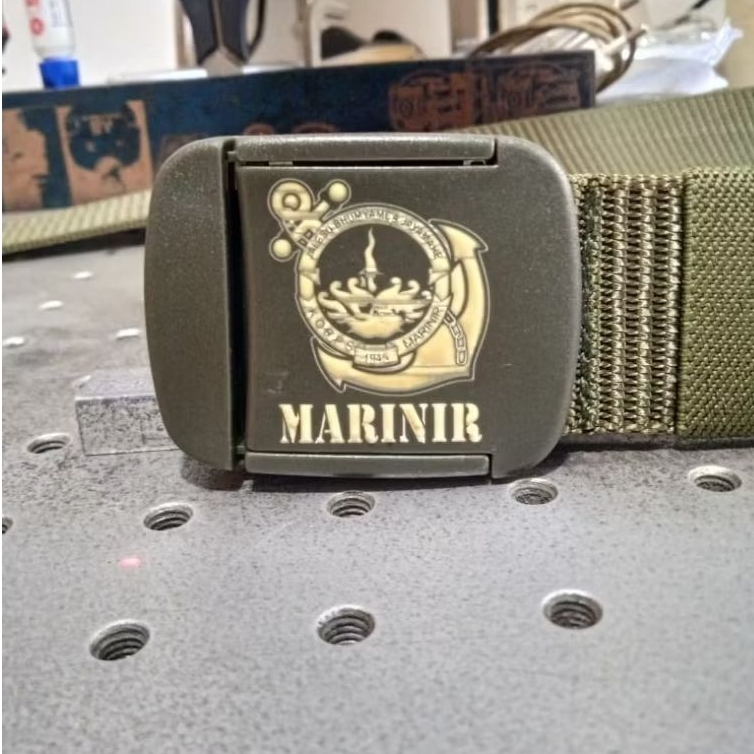 ikat pinggang Lazer logo marinir sabuk tactical gesper PDL