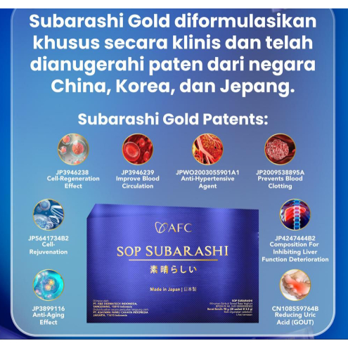 SOP SUBARASHI GOLD / UTSUKUSHI GOLD / HIKARI - 14 SACHET