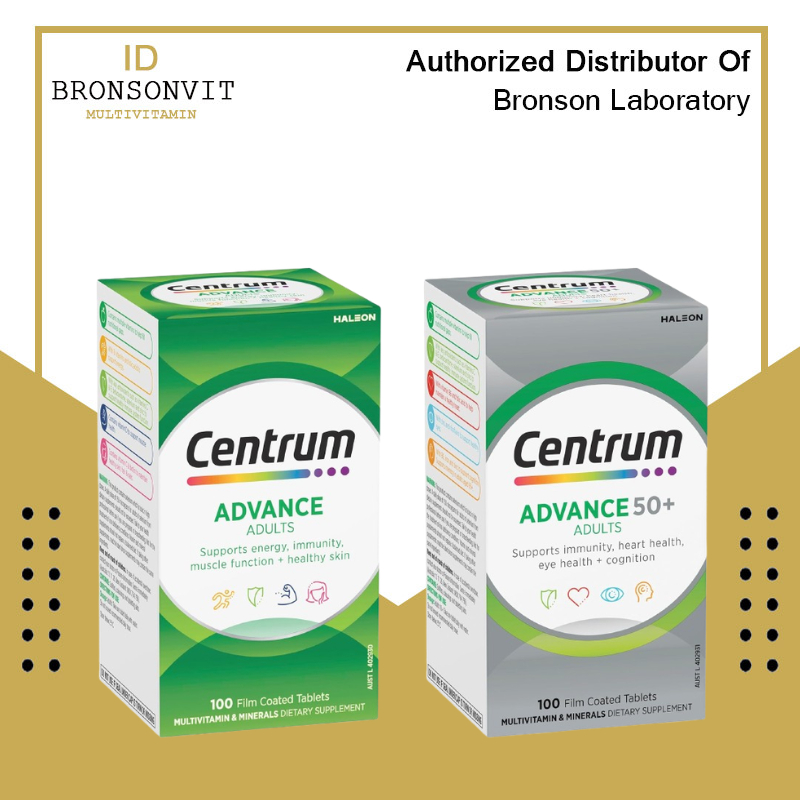 Centrum Advance For Adults 100 Tablets Advanced 50+ 100 Adult Multivitamin + Minerals
