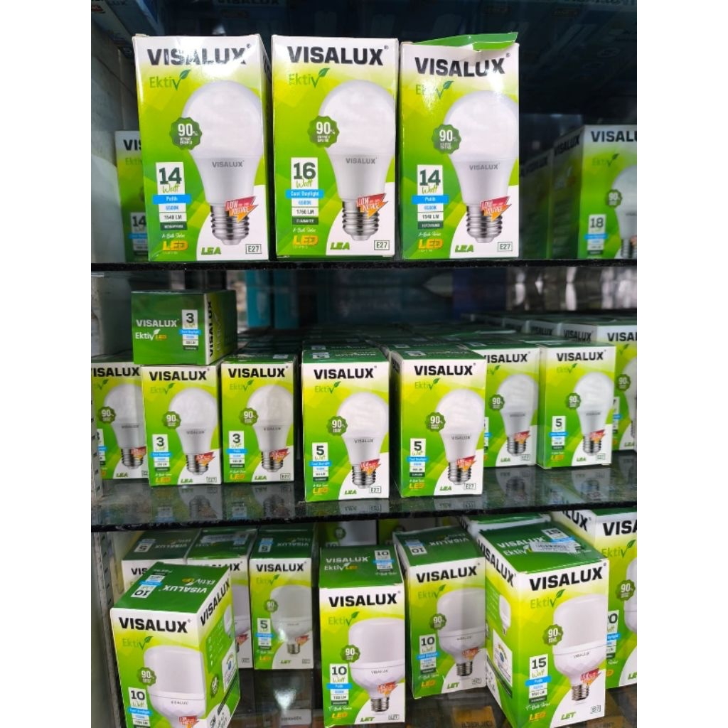 SAN Visalux Lampu LED Ektiv A-Blub