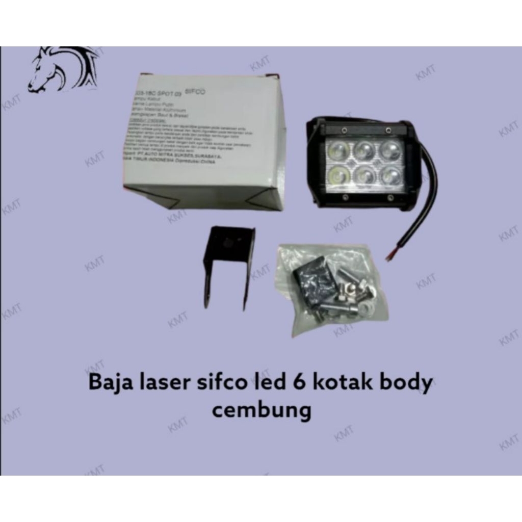 Baja Laser Sifco LED 6 LED Kotak Body Cembung