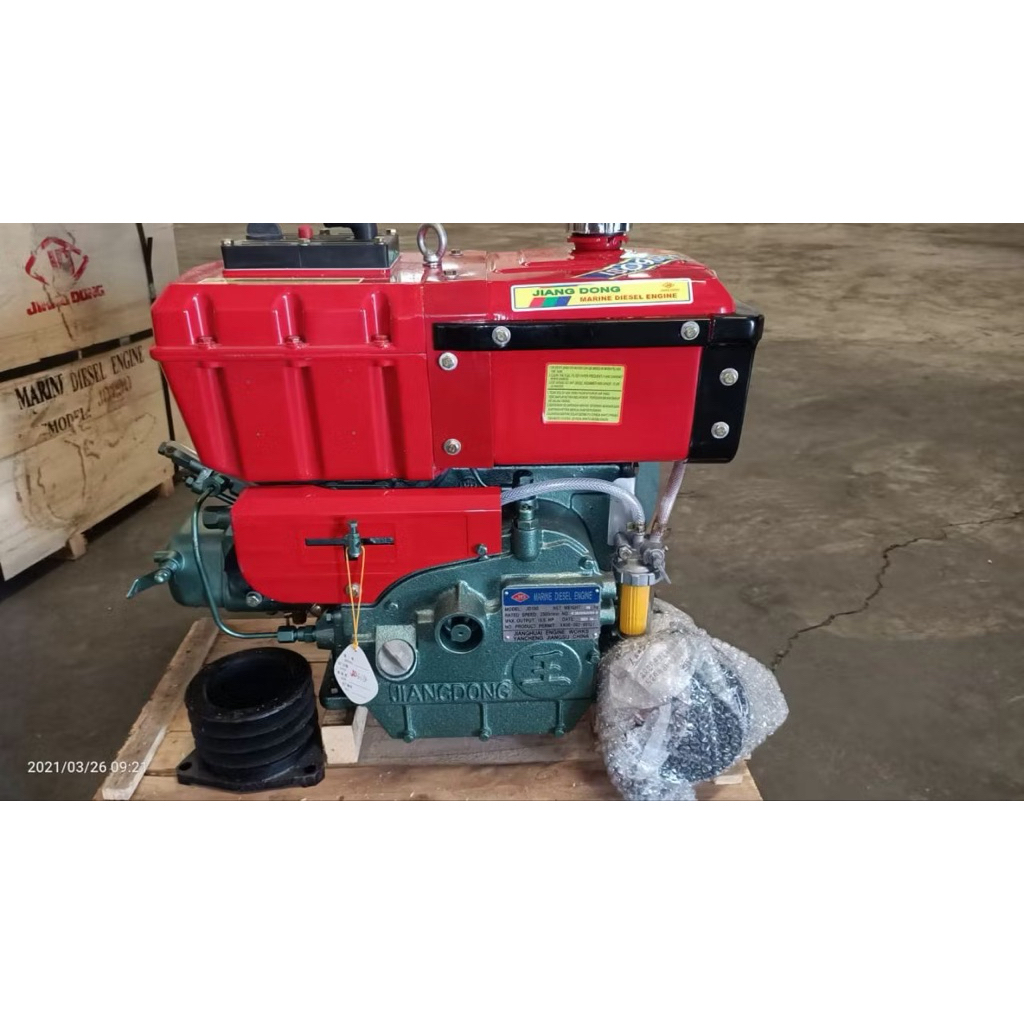 Diesel Jiangdong 10 PK Diesel Penggerak 10 HP JD 190/R 100 H Hopper