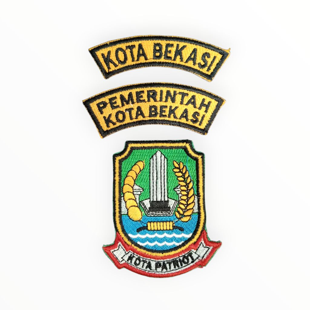 Logo Bordir Kota Bekasi / Logo Kota Bekasi BordirBordir Pemkot Bekasi / Emblem Pemkot BekasiLogo Kot
