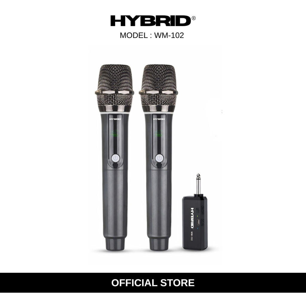 HYBRID WM 102 2 CHANNEL MIC WIRELESS