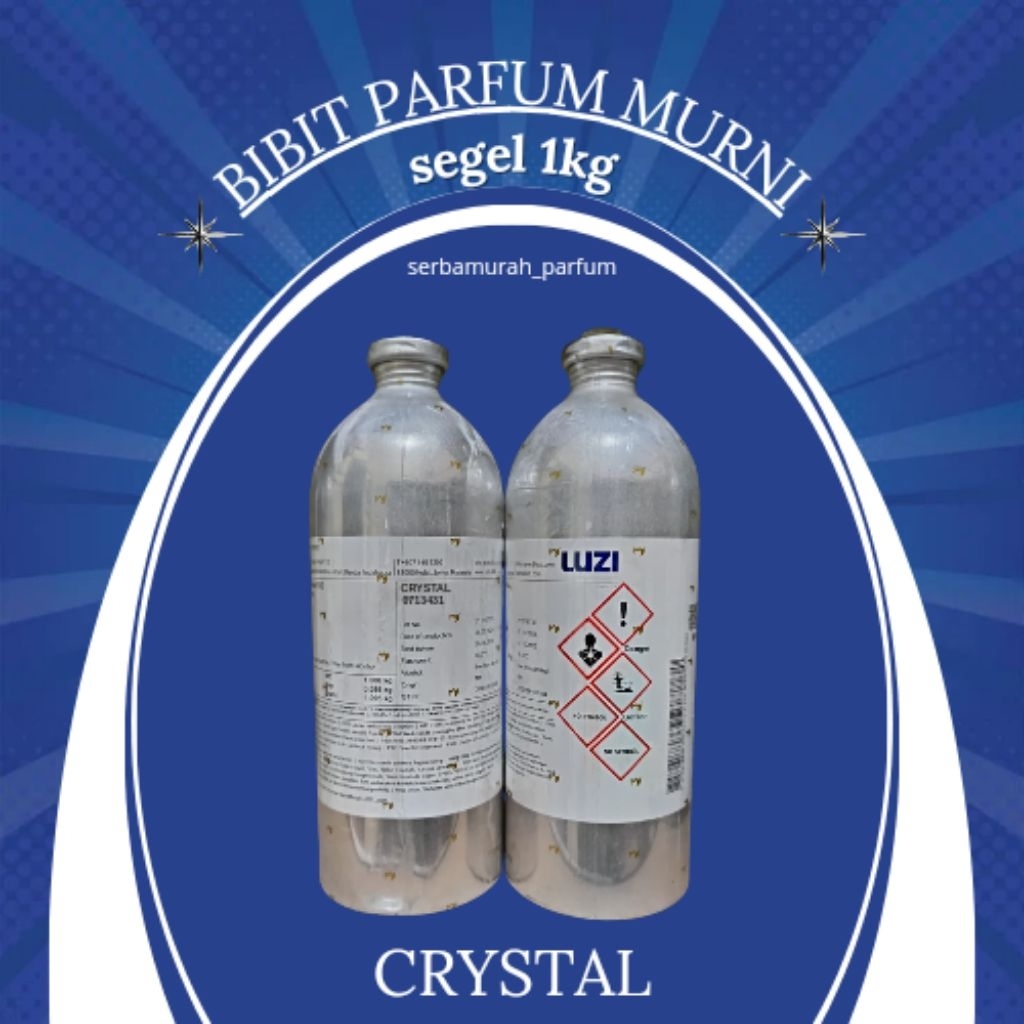 PARFUM CRYSTAL INSPIRED BLGR1 0MN14 CRYST4L BY LUZI 500ML REPACK DAN 1KG SEGEL