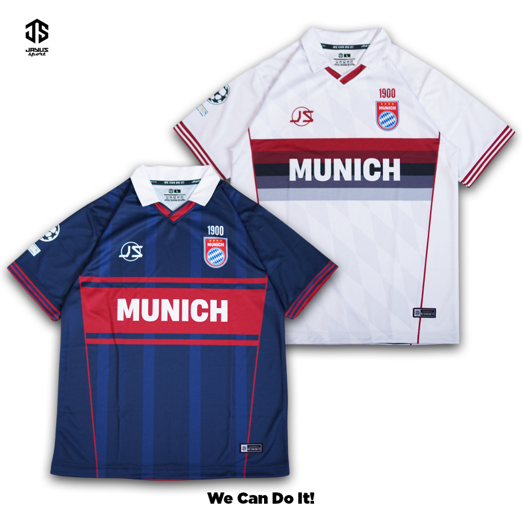 JS - Jersey Retro Bayern Munchen - Jersey fantasy Bayern Jayus Sport