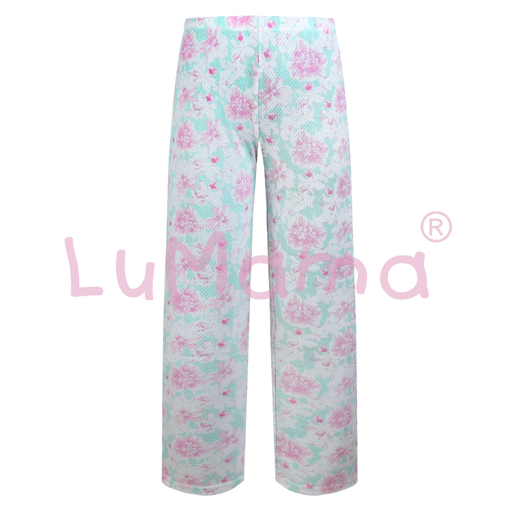LuMama Celana Panjang Wanita Celana Santai Motif / LM0261 0077