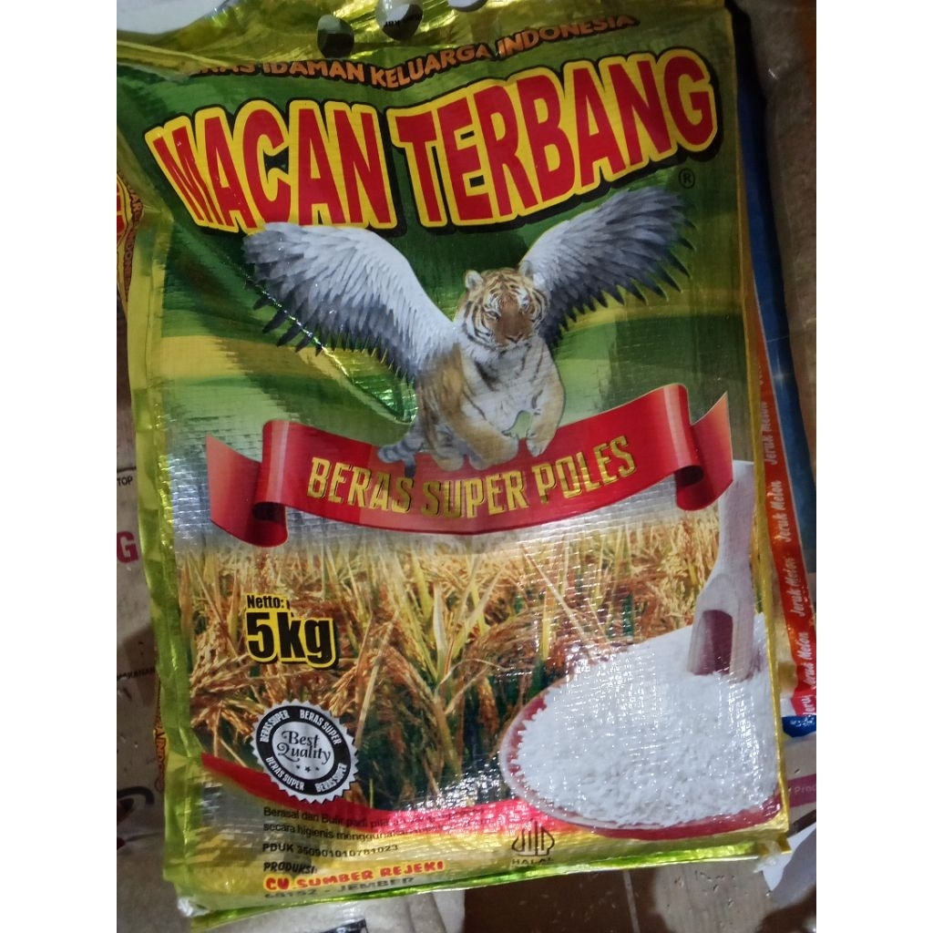 Beras Pulen Macan Terbang 5kg