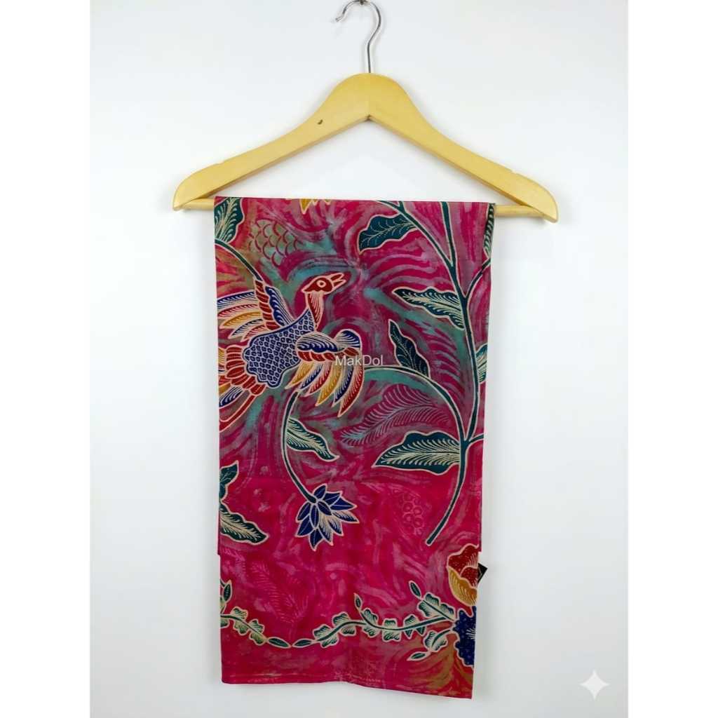 Kain Batik Tulis Premium Ukuran 2,4 x 1,1 Meter Motif Burung Limited Bahan Katun Primisima Berkualit
