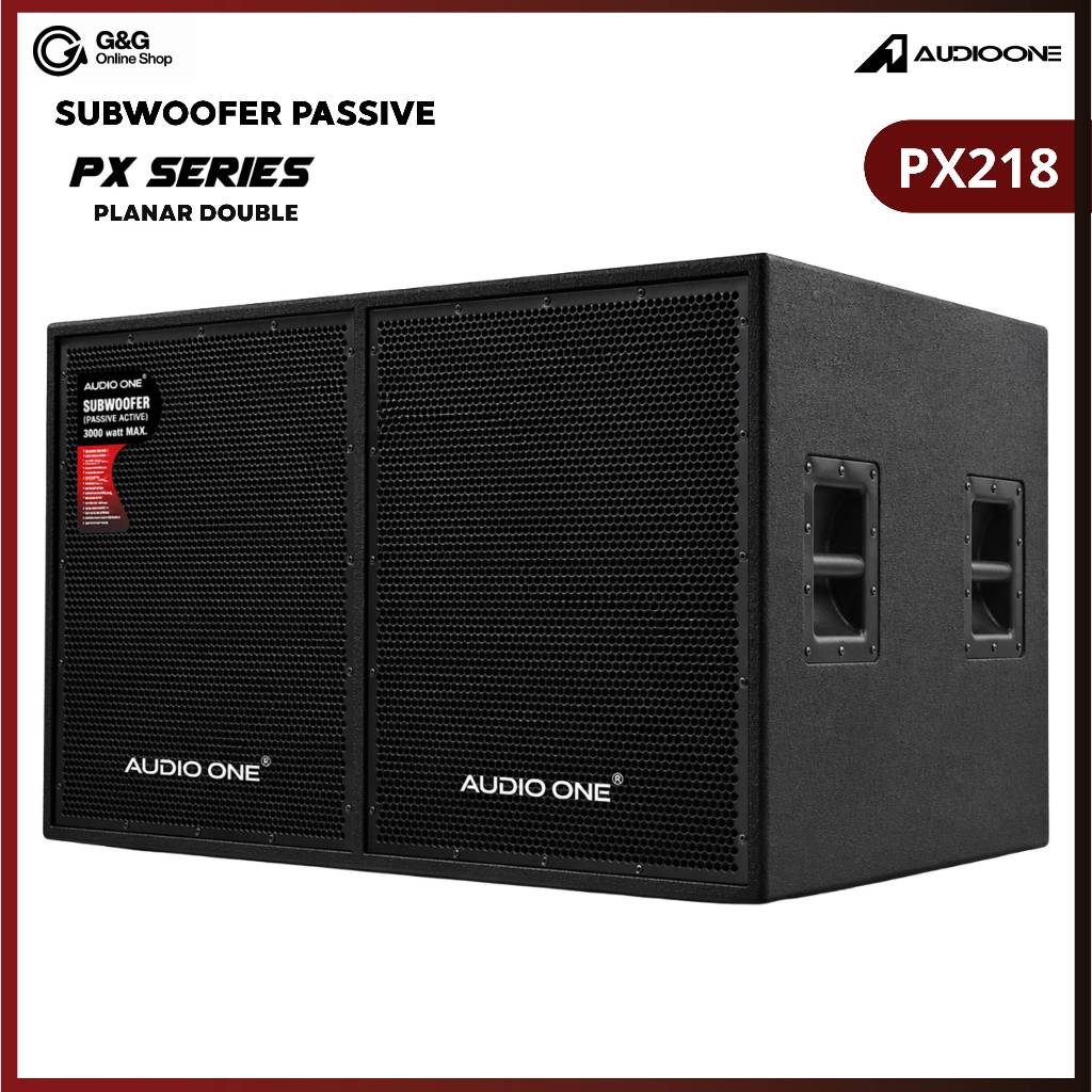 AUDIO ONE Subwoofer 18 Inch Double Planar PX 218 Pasif Speaker Sound System Lapangan I GNG AUDIO