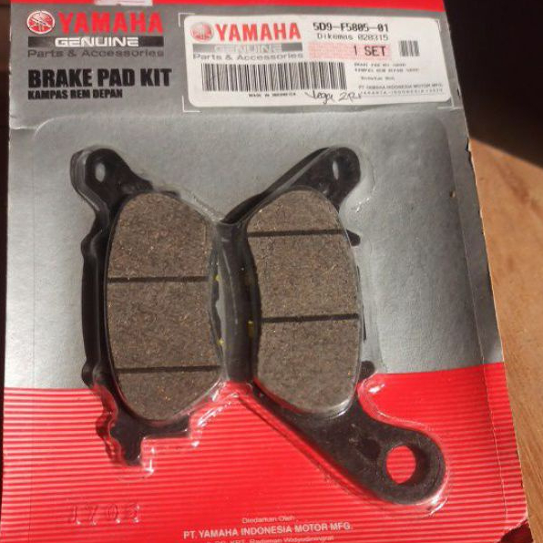 kampas rem depan vega zr 5D9-F5805-01