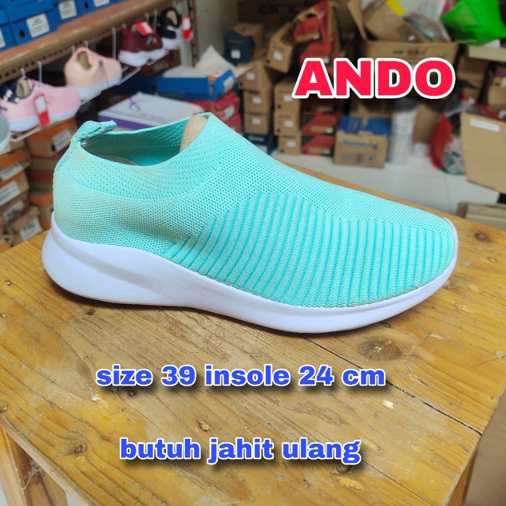 Reject sepatu Ando