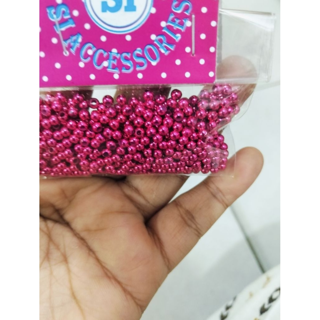 Mutiara metalik semi jepang 3mm