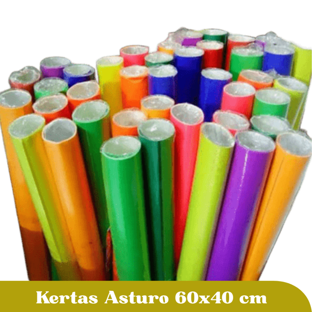 Kertas Asturo Hijau 60x40 cm Kertas Kerajinan