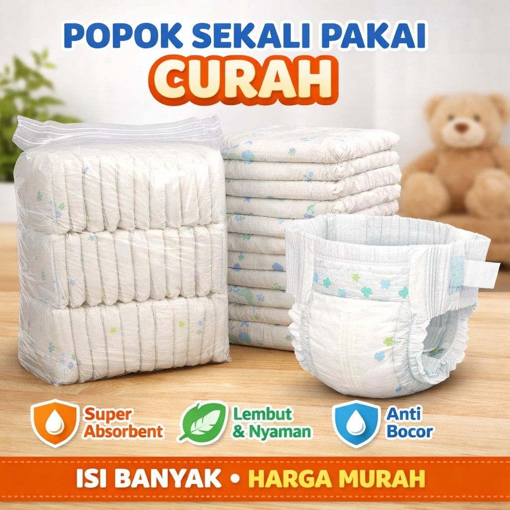 AZPSTORE-Popok Curah Semua Ukuran Popok Sekali Pakai