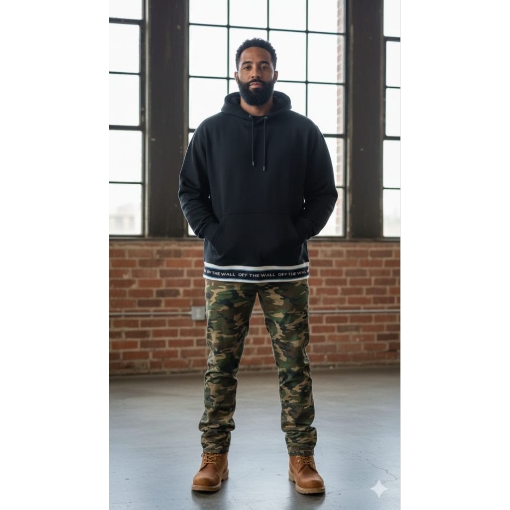 Vans hoodie rib logo
