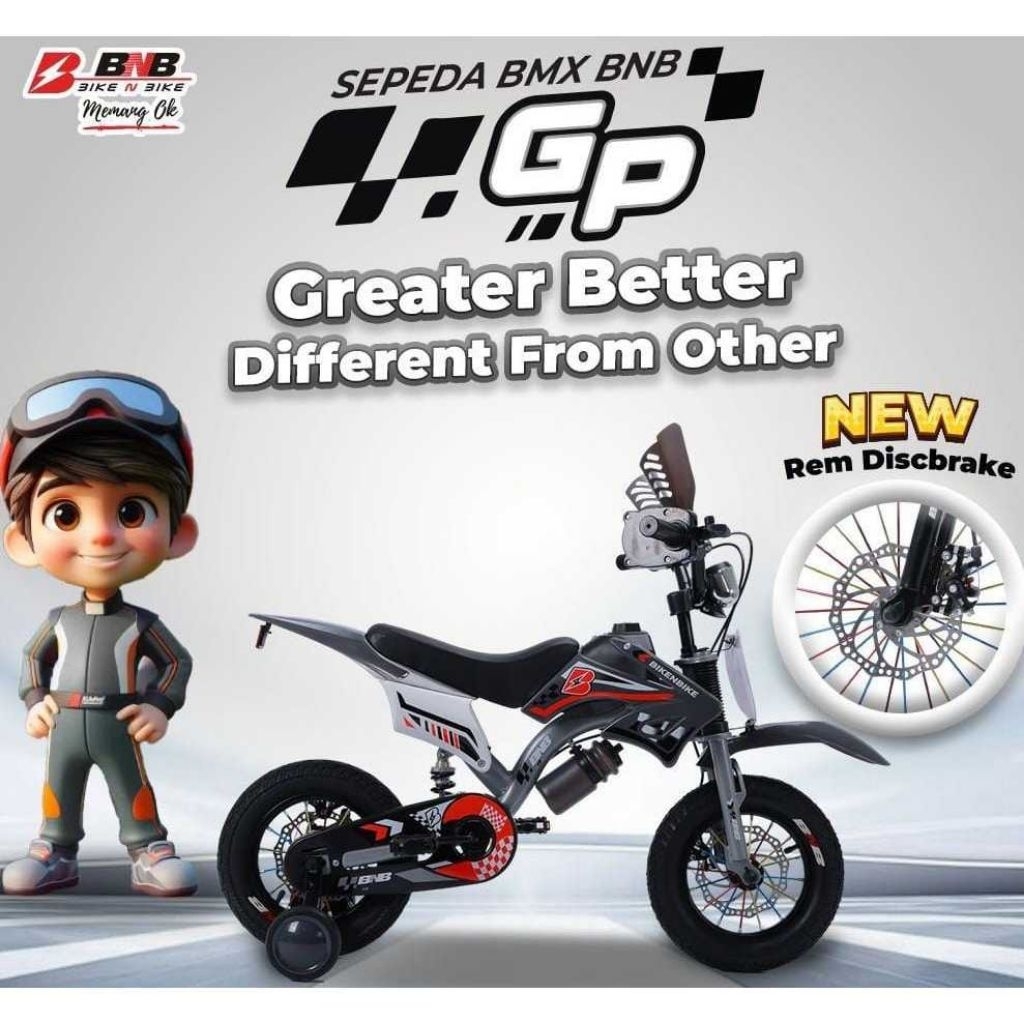 Sepeda BMX Anak Thril cross Merk BNB