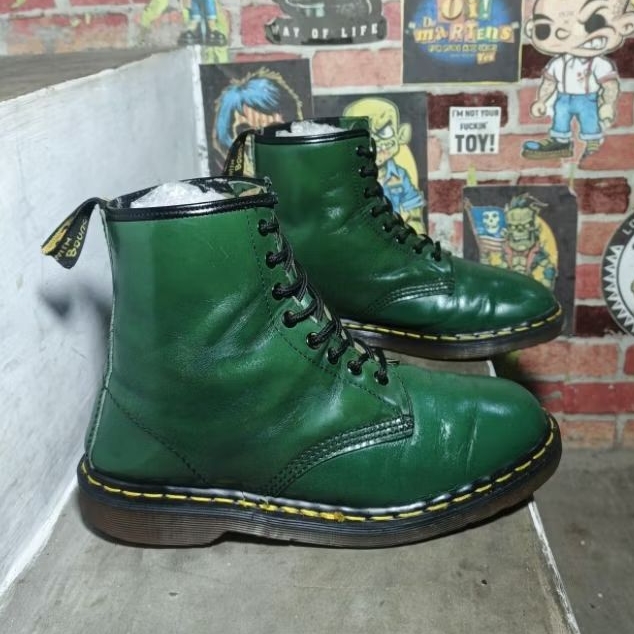 Dr.martens 1460 green smooth