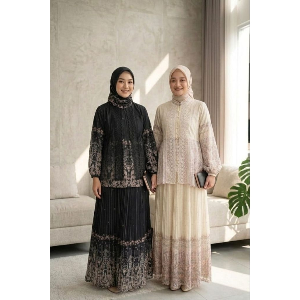 SETELAN ROK ATASAN BY MUTEKI / SETROK BAHAN PAULISTA PREMIUM