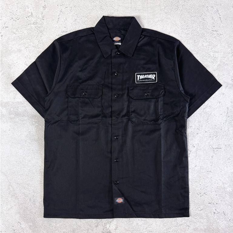 Dickies X Thrasher Work Shirt Black