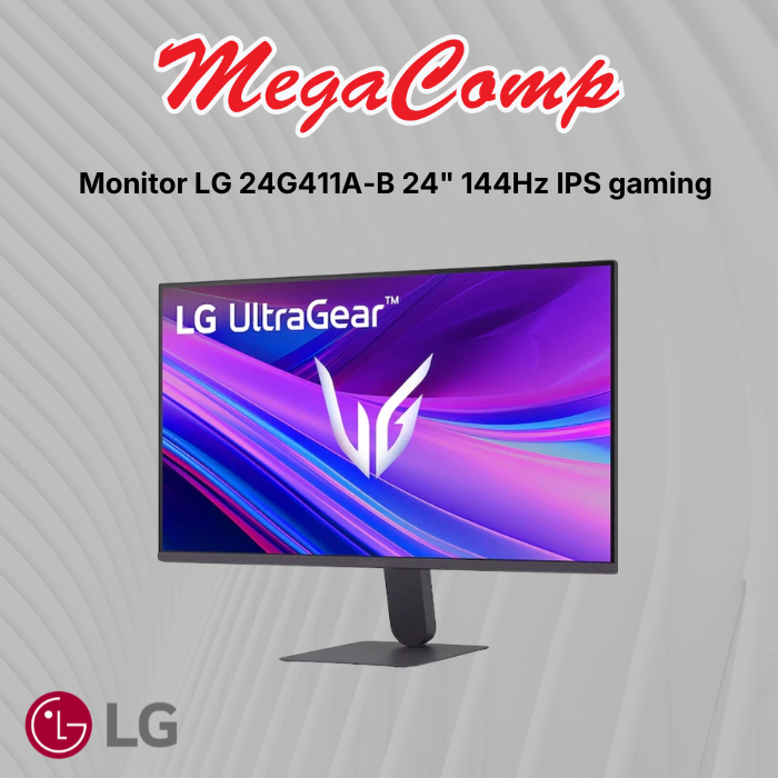 LG Monitor UltraGear™ G4 24 Inch 144Hz (O/C) FHD IPS Gaming Monitor | 24G411A-B