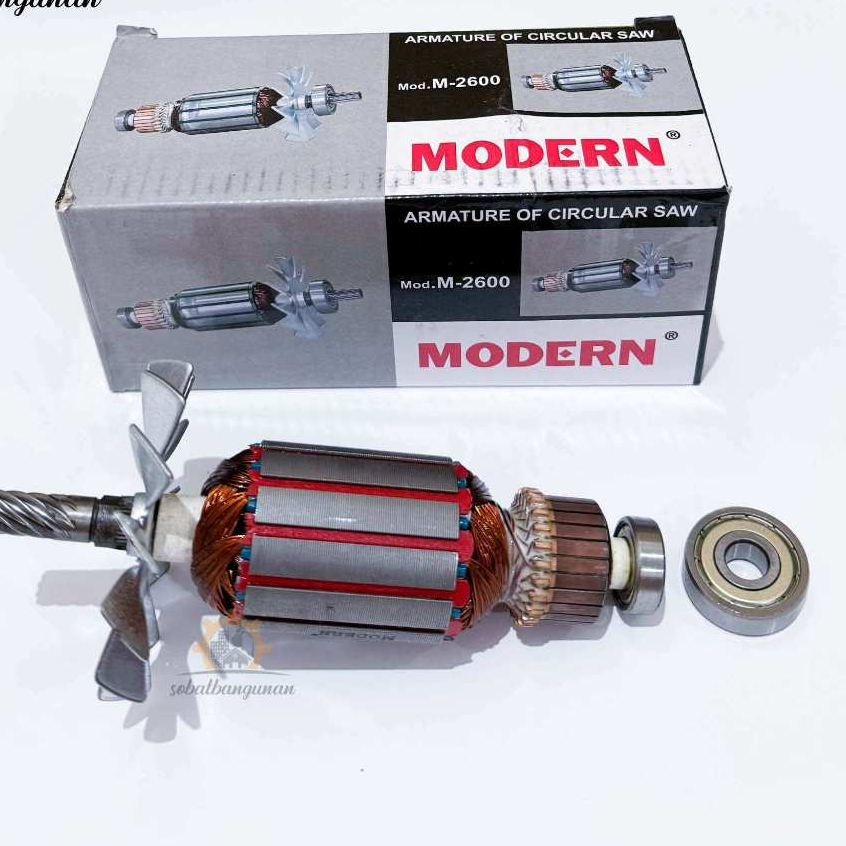 MODERN Armature M-2600L Mesin Circular Saw M2600L Angker M 2600 L M2600 L