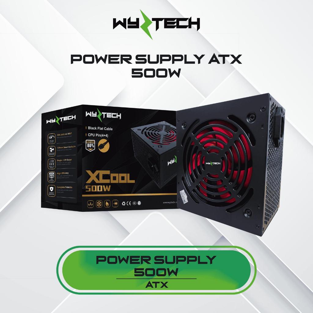 PSU 500WATT / POWER SUPPLY 500WATT / PSU WYZTECH OFFICE XCOOL 500WATT - ATX
