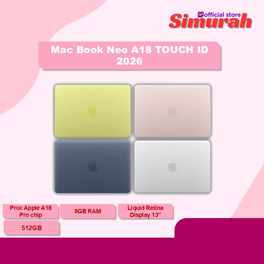 Mac Book Neo A18 TOUCH ID 2026 512GB