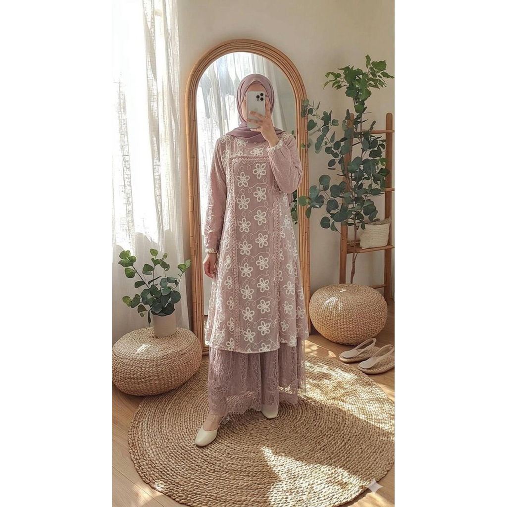 GAMIS MALAY CHANTILY BY ABANG ADEK COLLECTION