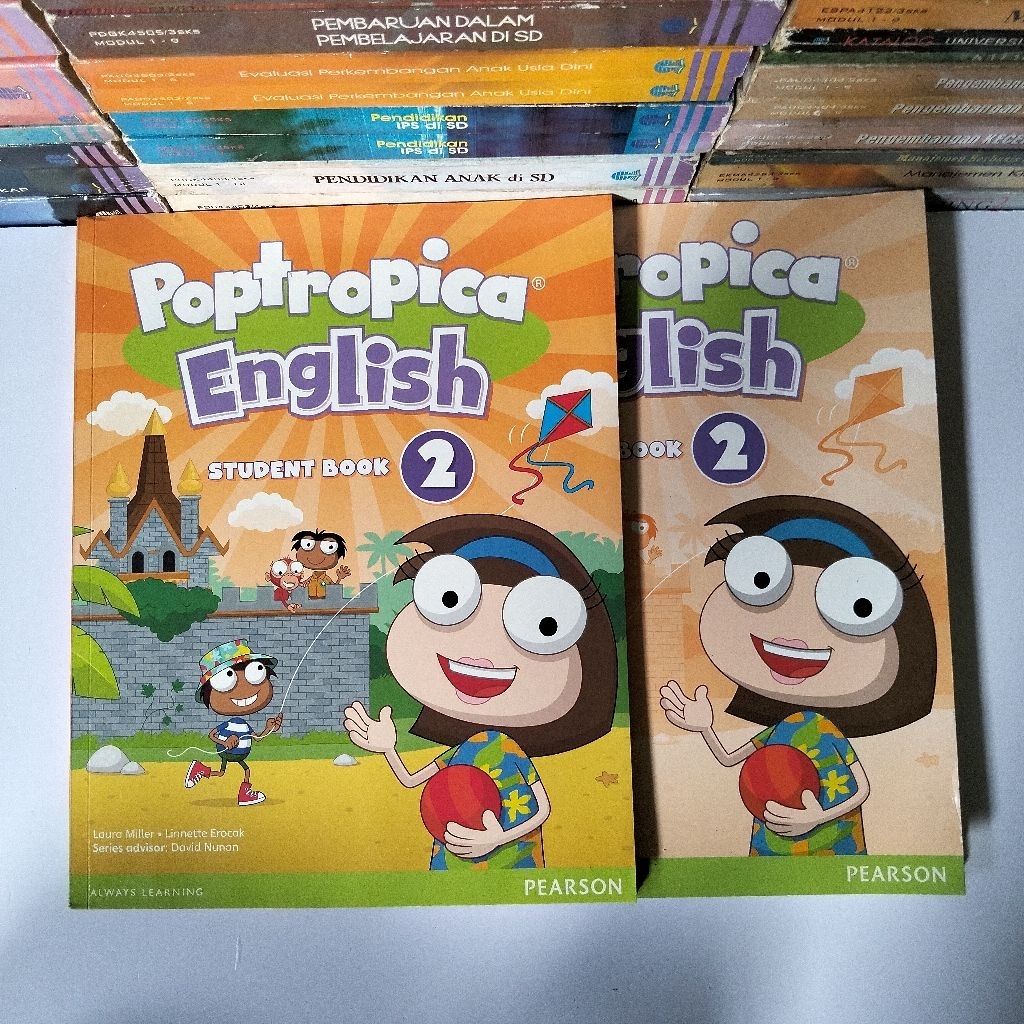 POPTROPICA ENGLISH 2 STUDENT BOOK AND WORKBOOK + CD