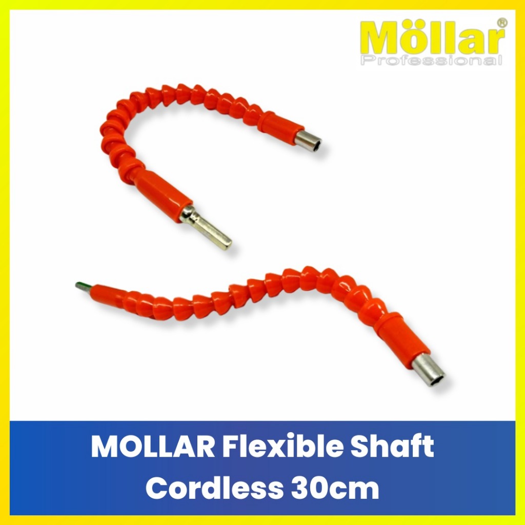 Mollar Sambungan Bor Fleksibel 30cm Cordless Screwdriver Flexible Shaft