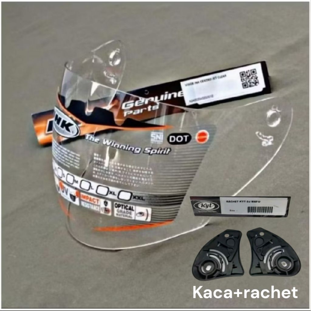 KACA HELM INK CENTRO BENING SET DUDUKAN KACA