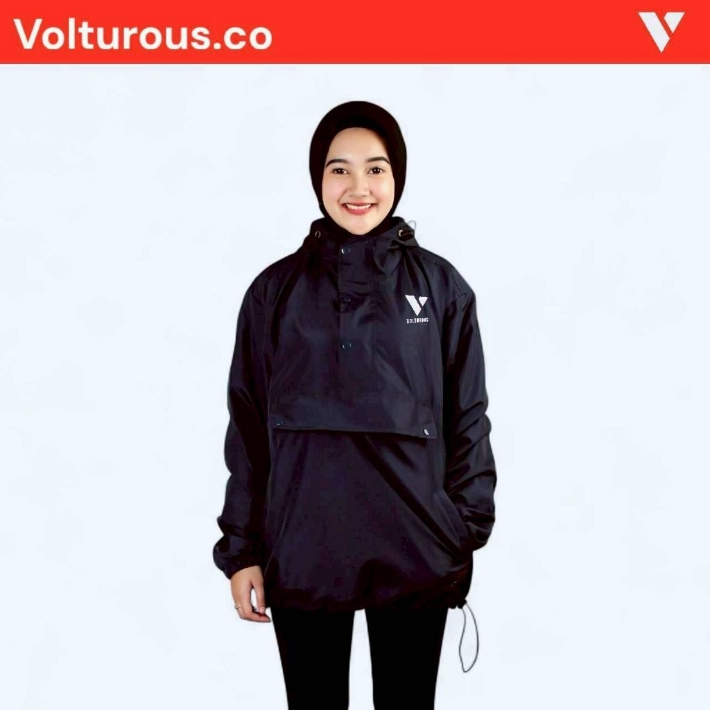 JAKET WINDBREAKERS PARASUT PRIA WANITA KANTONG DEPAN COUGEL