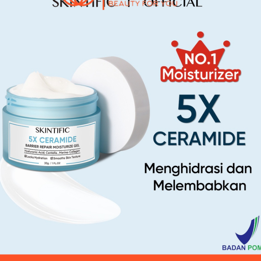 Skintific 5x ceramide moisturizer 6gr | 30gr