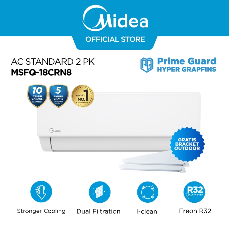 Midea AC MSAF-18CRN2 Split 2 PK R32 Series