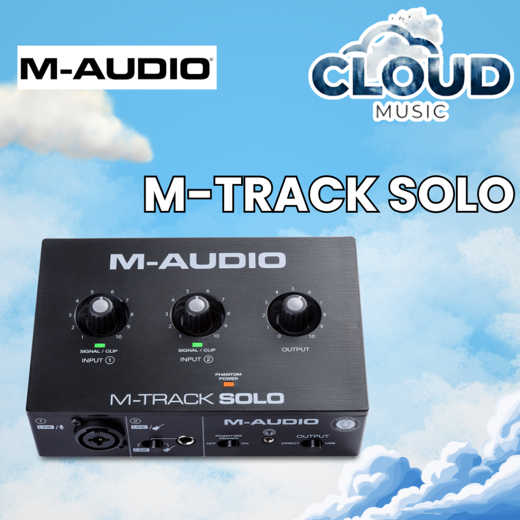 M-AUDIO M-TRACK SOLO MTRACK SOLO AUDIO INTERFACE