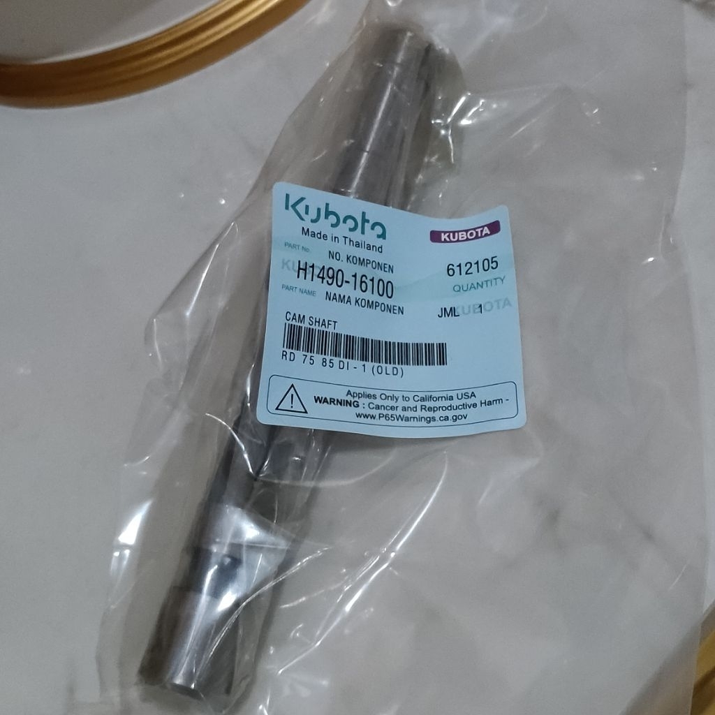Noken As Camshaft RD75-85 old mesin Kubota model lama