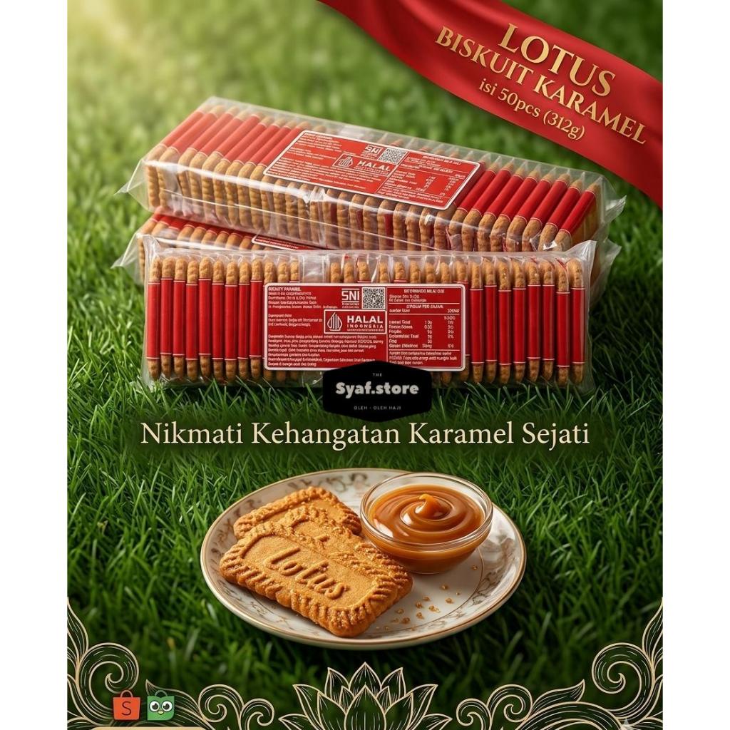 BISKUIT LOTUS BISCOFF 312,5G ISI 50 PCS / ORIGINAL / HALAL