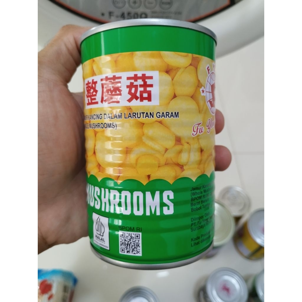 Mushroom Jamur Kancing Kaleng FYF 425g