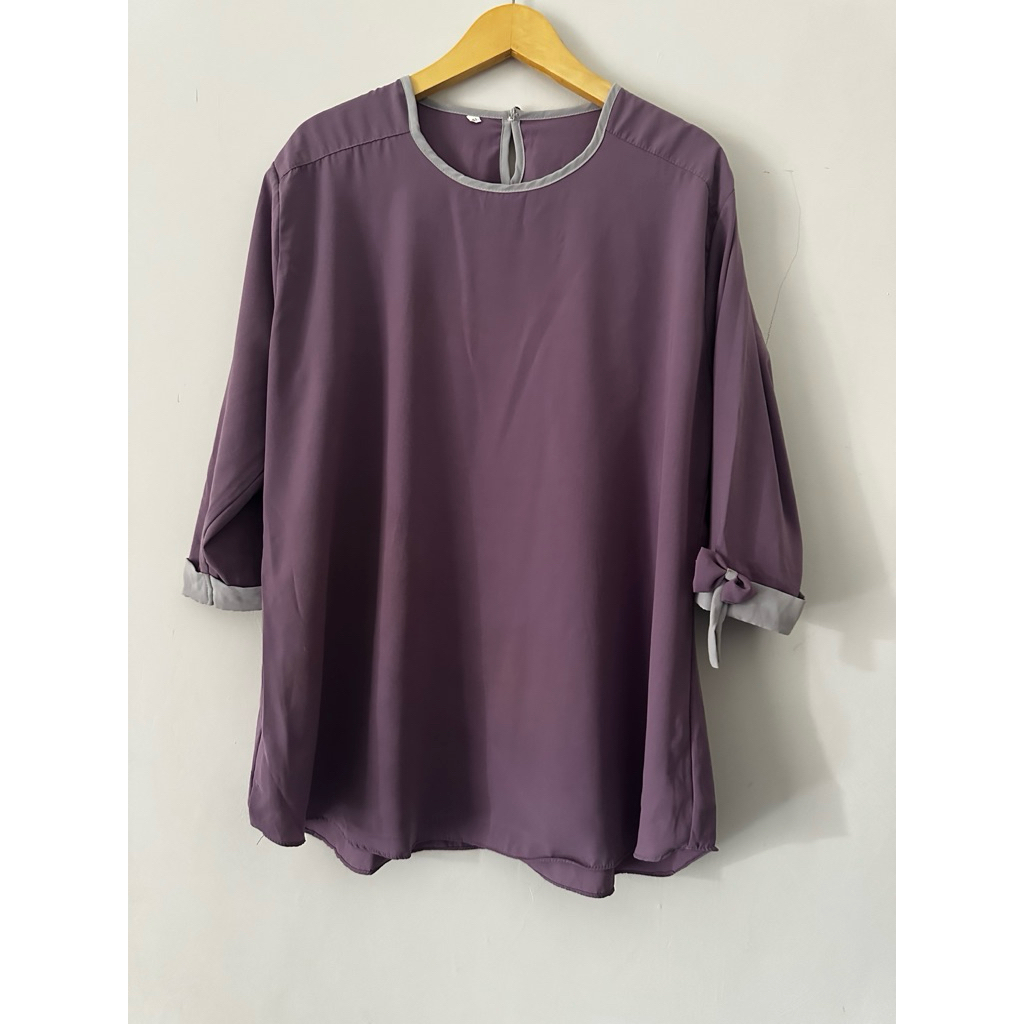 Atasan Ungu/Blouse Ungu/Blouse Casual/Atasan Casual