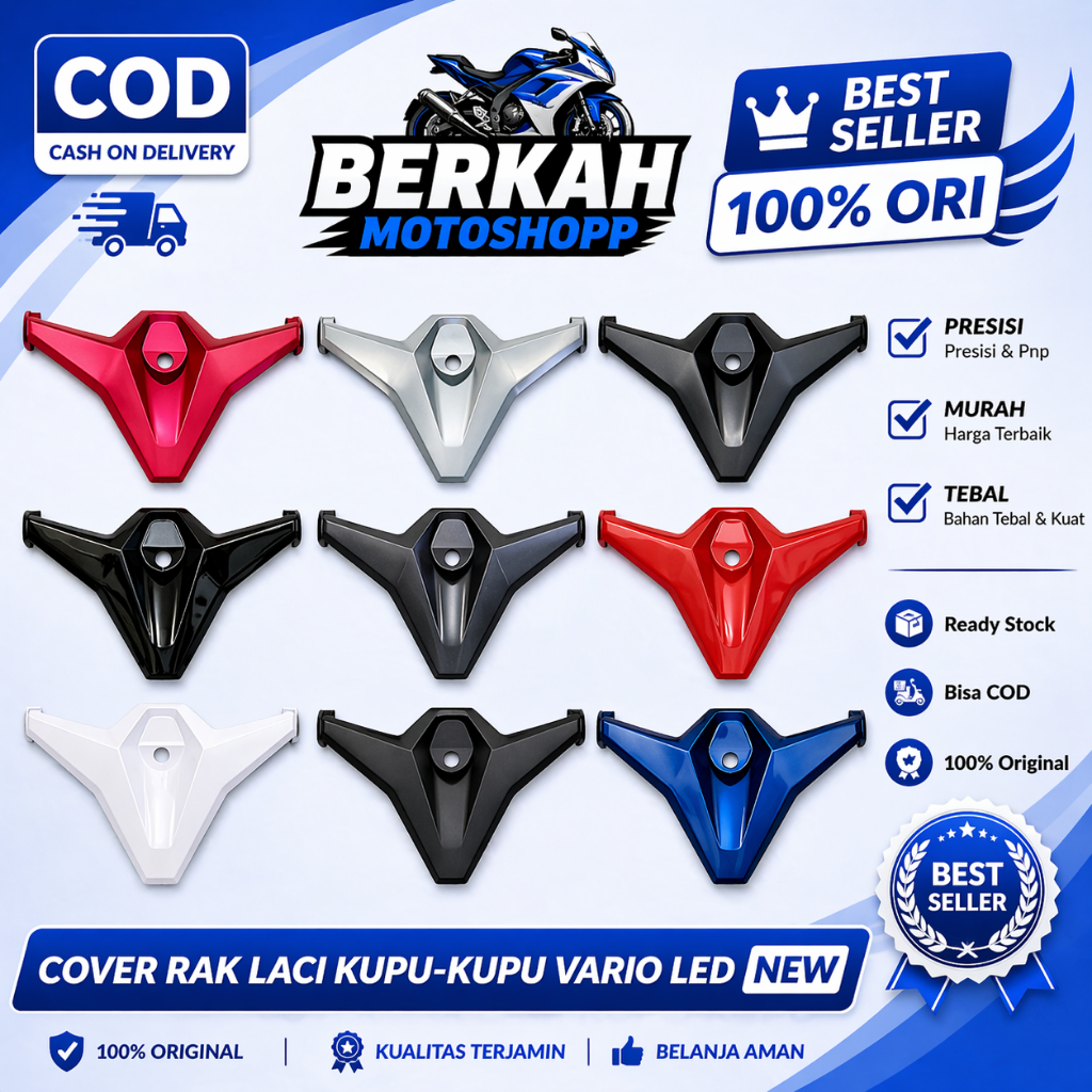Honda Cover Rack New Vario 150 K59J 81131K59A70ZC K59J K59J WARNA LENGKAP