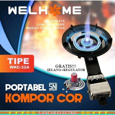 KOMPOR GAS WELHOME WKC-32A kompor gas api seribu kompor gas api besar kompor gas 1 tungku kompor