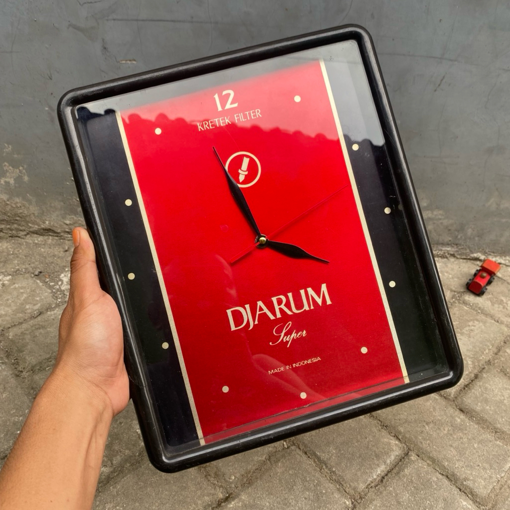 jam dinding djarum super vintage original